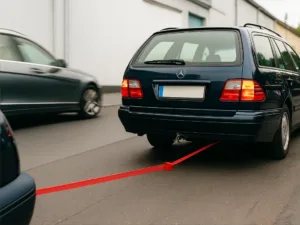 holowanie auta na lince